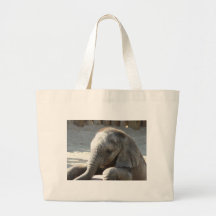 baby elephant tote bags