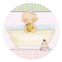 Baby- Envelope Seals: Sweet Baby Collection Round Sticker