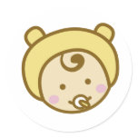 Baby Face Sticker