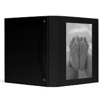 Baby Feet Vinyl Binder