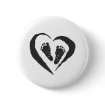 Baby Feet Pinback Button