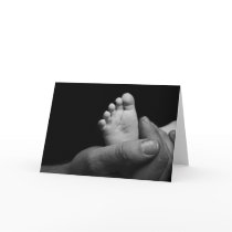baby feet card