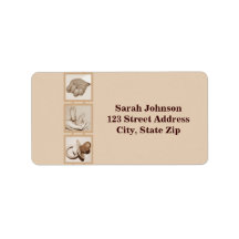 Baby feet, hand and pacifier_Label