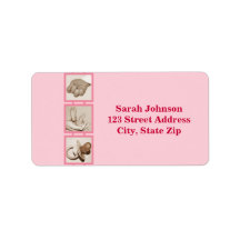 Baby feet, hand and pacifier_Label