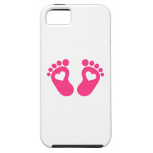 Baby feet hearts iPhone 5 covers