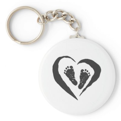 Baby Feet Key Chains by JnC_est2009