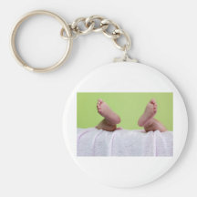 Baby feet keychain