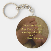 baby feet keychain