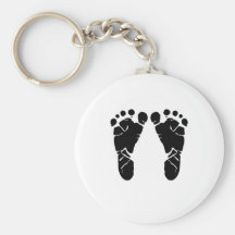 Baby Feet Keychain