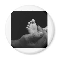 baby feet fridge magnets