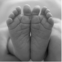 Baby Feet Acrylic Cut Outs