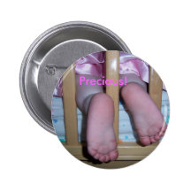 Baby Feet Pinback Button