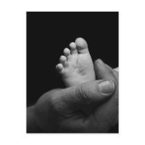 baby feet postcards