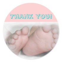 Baby Feet -Thank you! Sticker