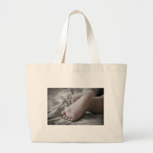 Baby Feet Tote Bags