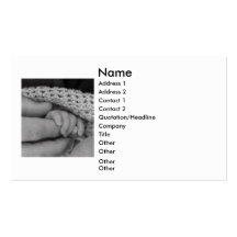 baby fingers business card