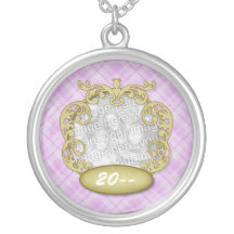 Baby First Christmas Purple Plaid Jewelry