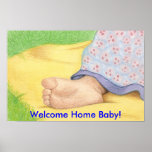 baby foot, Welcome Home Baby! Posters