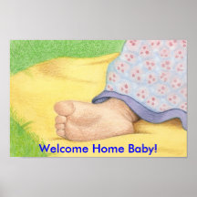 baby foot, Welcome Home Baby! Posters