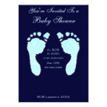 Baby Footprints (Boy) Announcement