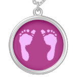 Baby Footprints (Girl) Pendants
