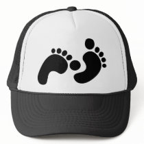 baby footprints trucker hats