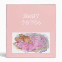 Baby fotos 3 ring binder