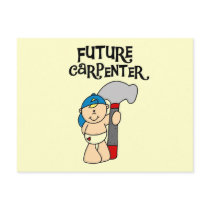 Baby Future Carpenter Tshirts and Gifts Post Card