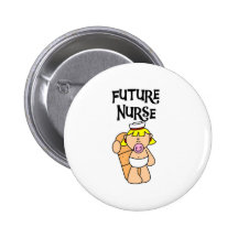 Baby Future Nurse Button