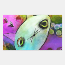 Baby Gato™ Cute Sad Glitter Eye Kitten Stickers