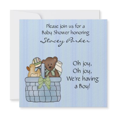 Baby Gift Basket Invitation by craftycorner