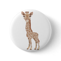 Baby Giraffe Button