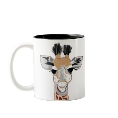 Baby Giraffe Mug by Perlyyyy