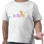 Baby Giraffe (purple) t-shirts
