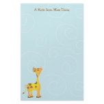Baby Giraffe stationery