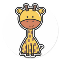 Baby Giraffe Sticker