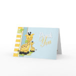 Baby Giraffe Thank You Card