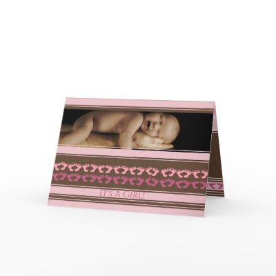 Baby Girl Annoucement Cute with your Photo - by samack