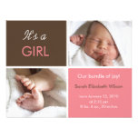 Baby Girl Announcement