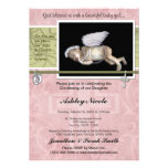 Baby Girl Baptism or Christening Invitation