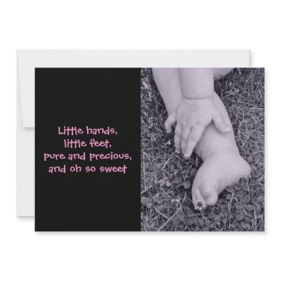 Baby Girl Birth Announcement by NiteOwlStudio