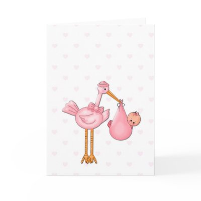 Baby Girl Card by StarStock