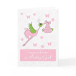 Baby Girl Congratulations, Birth of baby girl Cards