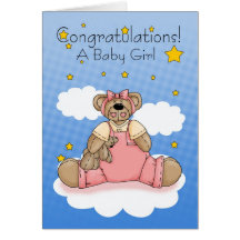 Baby Girl, Congratulations New Baby Greeting Cards
