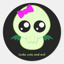 Baby Girl Cthulhu Sticker