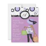 Baby Girl Cute Baby Shower Invites
