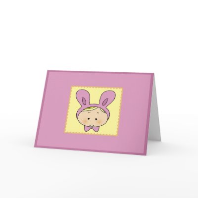 Baby girl greeting card by jsoh
