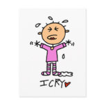 Baby Girl I Cry Tshirts and Gifts Post Card
