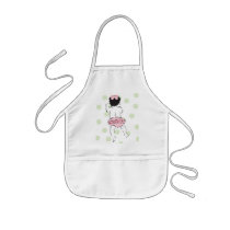 Baby Girl in Ruffled Panties Apron
