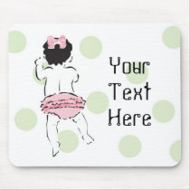 Baby Girl in Ruffled Panties Mousepad